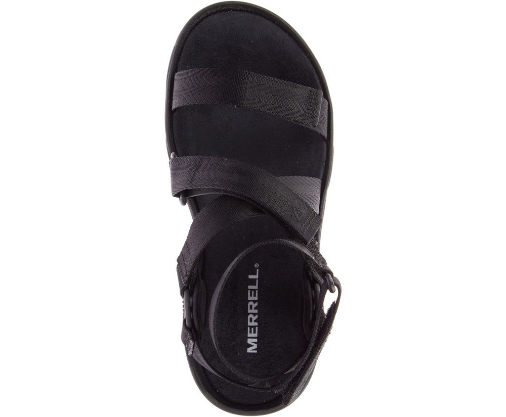 Merrell Sandals Black - Belize Mid Web - Womens 71PENWIBK